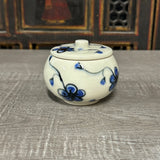 Blue Plumflower Jar #2 (Free Shipping)