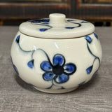 Blue Plumflower Jar #2 (Free Shipping)