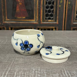 Blue Plumflower Jar #2 (Free Shipping)