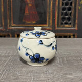 Blue Plumflower Jar #1 (Free Shipping)