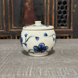 Blue Plumflower Jar #1 (Free Shipping)