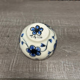 Blue Plumflower Jar #1 (Free Shipping)