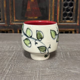 Lady Bugs & Leaves Tea Bowl (Free Shipping)