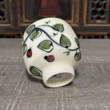 Lady Bugs & Leaves Tea Bowl (Free Shipping)