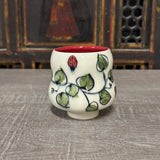 Lady Bugs & Leaves Tea Bowl (Free Shipping)