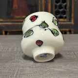 Lady Bugs & Leaves Tea Bowl (Free Shipping)