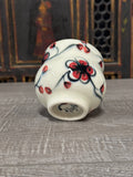 Red Plumflower Yunomi (Free Shipping)