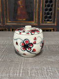 Red Plumflower Jar (Free Shipping)