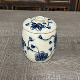 Blue Plumflower Jar (Free Shipping)