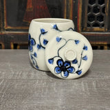 Blue Plumflower Jar (Free Shipping)