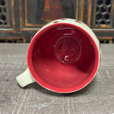 Red Plumflower Mug (#M4) 13 oz (Free Shipping)