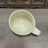 Oval Blue Plumflower Mug (#M9) 13 oz (Free Shipping)