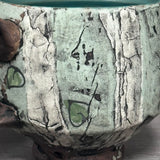 Tree Mug #2 w/painted leaves (15 oz)