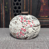 Cherry Blossom Lidded Jar #6 (8 oz)