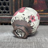 Rustic Plum Flower Tea Bowl #8 (7 oz)
