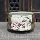 Cherry Blossom Chawan / Tea Bowl #51 (6 oz)