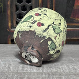 Chartreuse Lady Bug Tea Bowl #1 (9 oz)