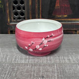 Bowl with White Cherry Blossoms #121 (14 oz)