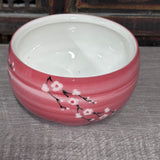 Bowl with White Cherry Blossoms #121 (14 oz)