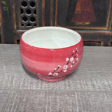 Bowl with White Cherry Blossoms #120 (15 oz)