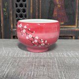 Bowl with White Cherry Blossoms #120 (15 oz)