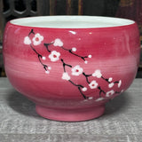 Bowl with White Cherry Blossoms #120 (15 oz)