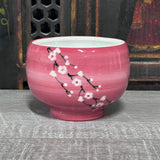 Bowl with White Cherry Blossoms #122 (14 oz)