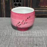 Bowl with Red Cherry Blossoms #2 (11 oz)