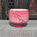 Bowl with Red Cherry Blossoms #2 (11 oz)