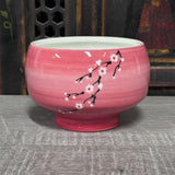 Large Bowl with White Cherry Blossoms #12 (17 oz)