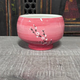 Large Bowl with White Cherry Blossoms #12 (17 oz)