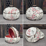 Cherry Blossom Lidded Jar #6 (8 oz)