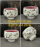 Lady Bugs & Leaves Bowl #2 (15 oz)