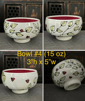 Lady Bugs & Leaves Bowl #4 (15 oz)