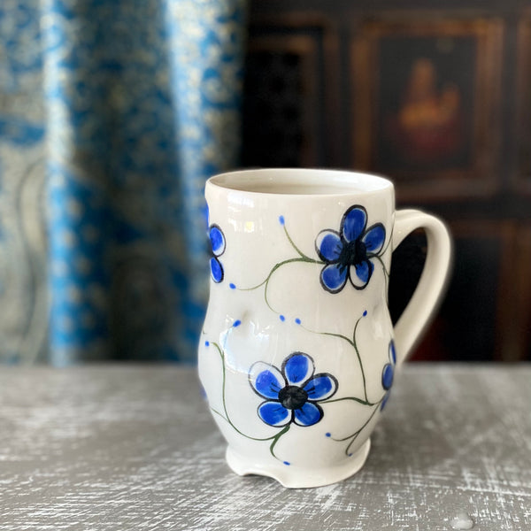 Mug in Blue Plumflower #55