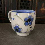 Blue Plumflower Mug #3