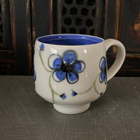 Blue Plumflower Mug #4