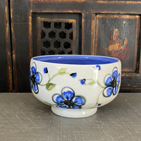 Blue Plumflower Bowl #10