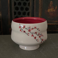 Bowl in Red Cherry Blossom #6
