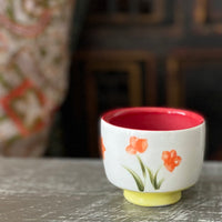 Tulip Sake Cup in Orange #13