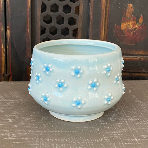 Bowl in Cherry Blossom Blue Celadon #6