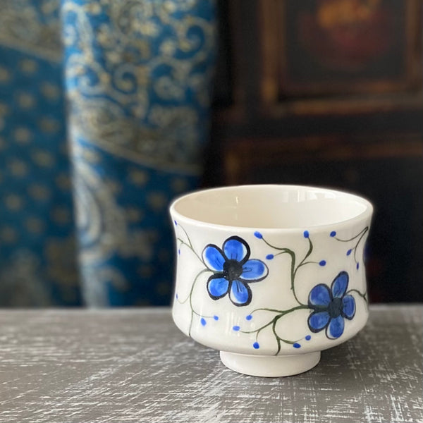 Plumflower Tea Bowl / Large Sake Cup #12