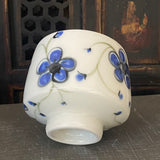 Blue Plumflower Tea Bowl #4