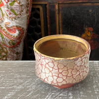 Sake Cup in Geometric Pattern #3