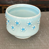 Tea bowl in Cherry Blossom Blue Celadon #8