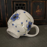 Blue Plumflower Mug #3